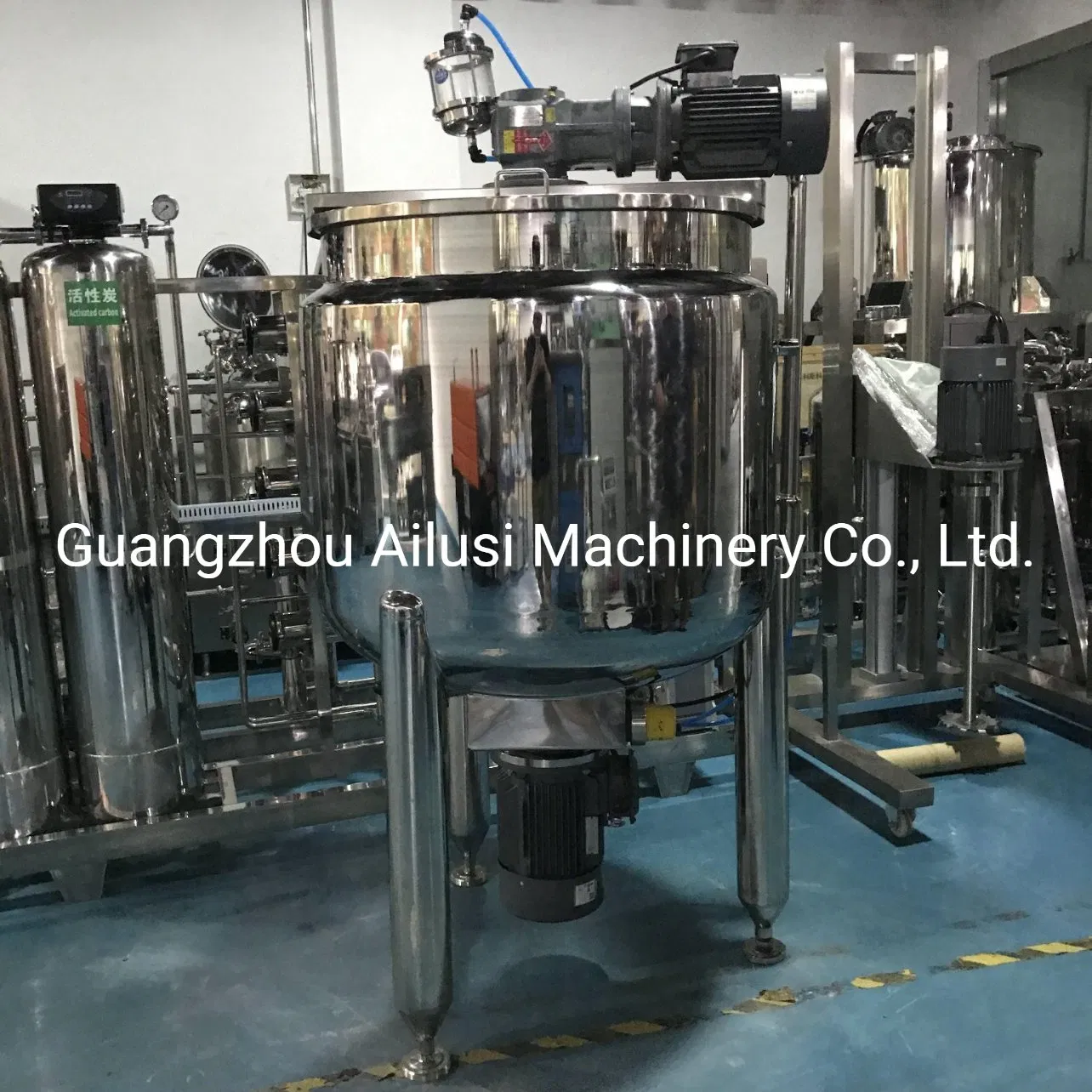 Misturador Industrial de Alimentos Ailusi Tanque de Mistura Reator Químico Linha de Produção de Sabão em Pó Equipamento de Fabricação