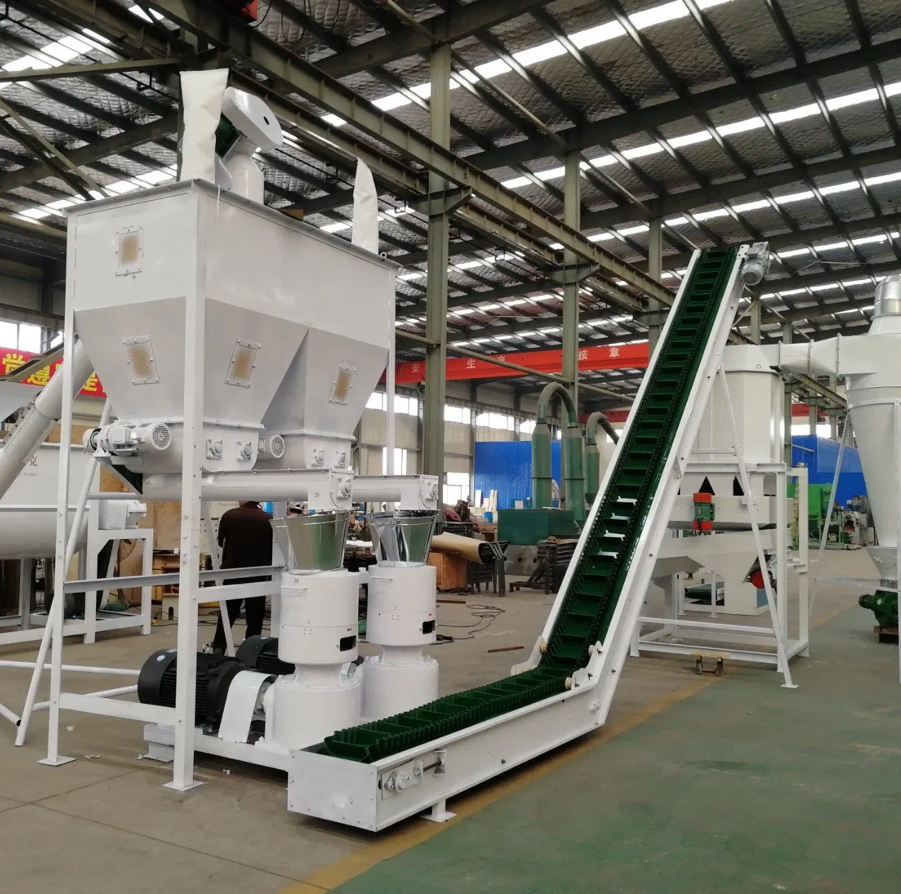Máquina de Fabricação de Ração para Animais, Aves e Gado, Pequena Linha de Produção de Ração e Pelletizadora de Ração
