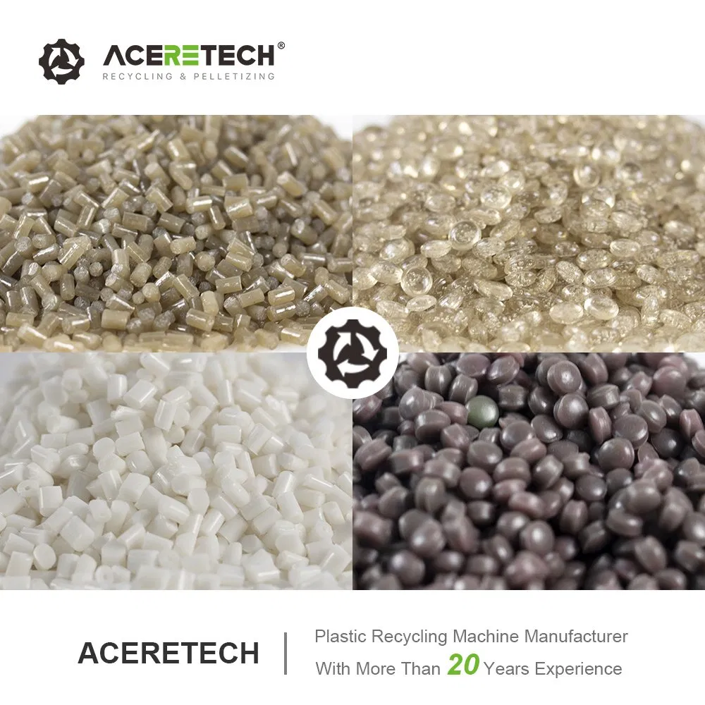 320-2100kg/H Máquina de Granulação de Plástico PP/PE/HDPE LDPE, Máquina de Reciclagem de Plástico, Pet com Certificado FDA