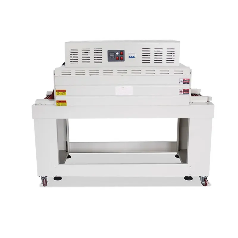 Máquina de Embalagem com Seladora e Cortadora de Filme Encolhível para Rolos de Papel Térmico
