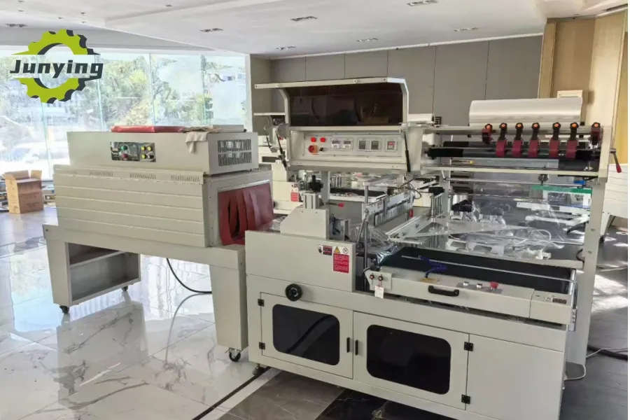 Máquina de Embalagem com Encolhimento Térmico Automática Completa