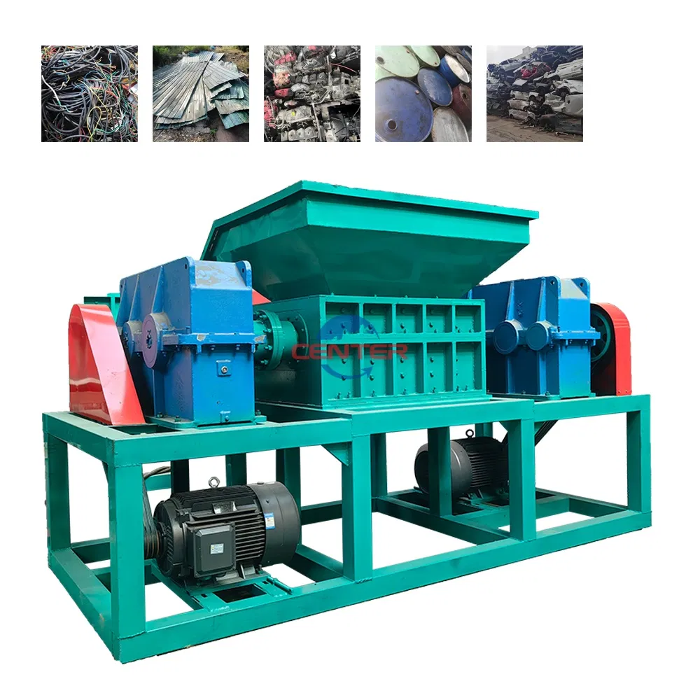 Equipamento de Trituração de Aço Sucata para Reciclagem de Plástico e Metal com Função de Reversão Automática