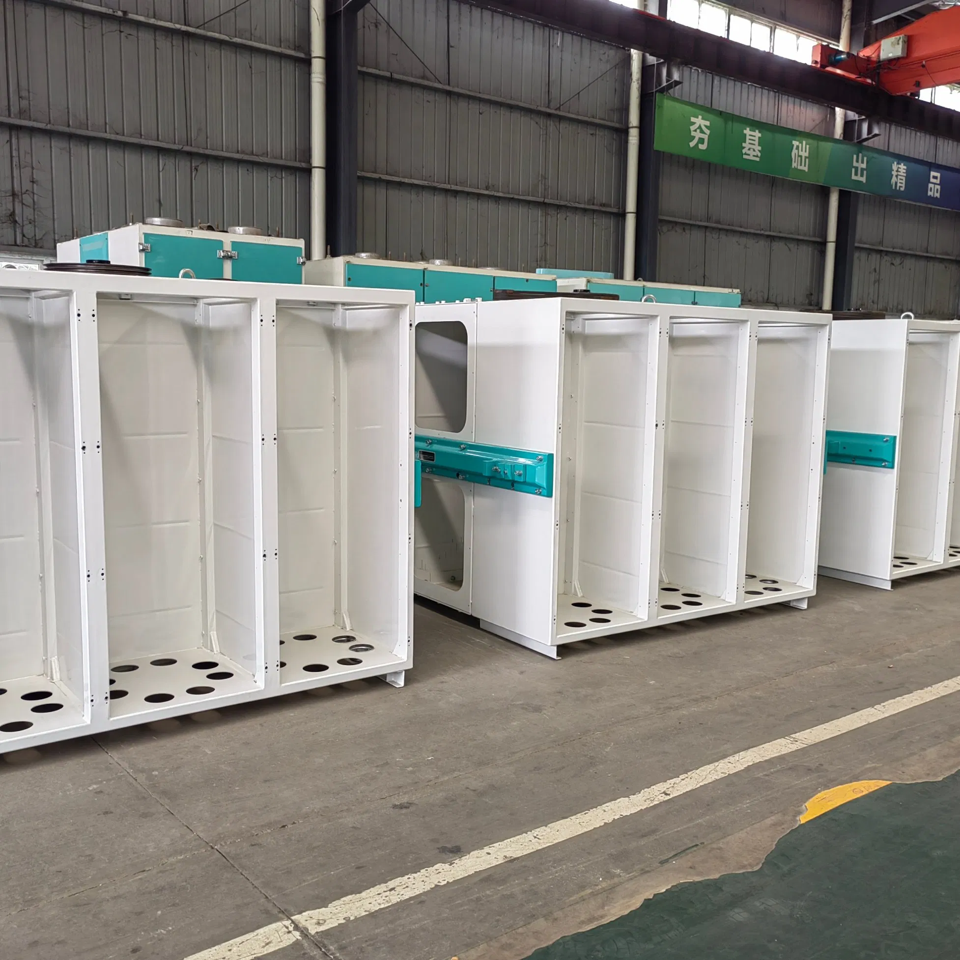 Unidade de Peneira Completa com Dispositivo de Alimentação Integrado e Múltiplos Bicos para Manuseio Automatizado de Materiais em Planta de Moagem de Grãos em Grande Escala