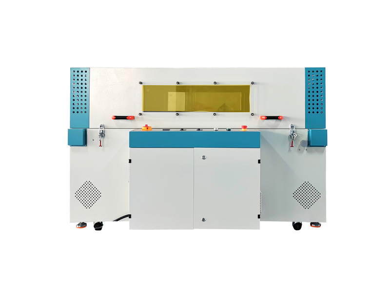 Máquina de Embalagem com Encolhimento Térmico Automático Total, Máquina de Embalagem Flow Wrapping, Filme Plástico POF/PVC, Seladora Lateral Térmica