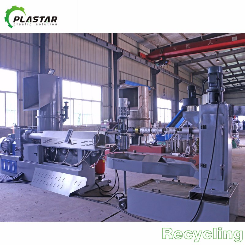 Máquina de Granulação de Pellets de Plástico Reciclado sem Troca de Tela