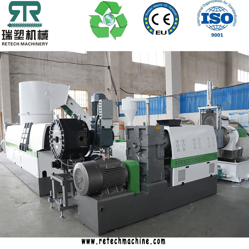 2026 Máquina de Reciclagem de Pellets de Granulação de Plástico LDPE em Promoção para Filme Ld HD Lld PP com Extrusora de Degaseificação em Duas Etapas