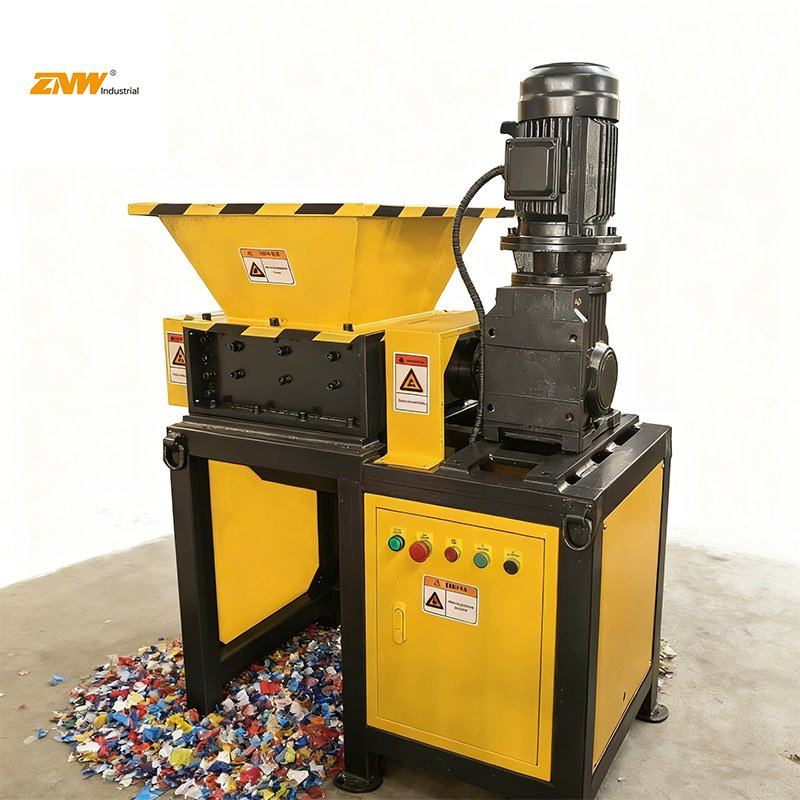 Máquina de Trituração para Reciclagem de Papel, Metal e Garrafas de Plástico a Baixo Preço para Garrafas de PET/HDPE/LDPE/PP/PE, Filmes Plásticos, Para-choques de Plástico, Bateria, Tubo de Plástico, Placas de PCB