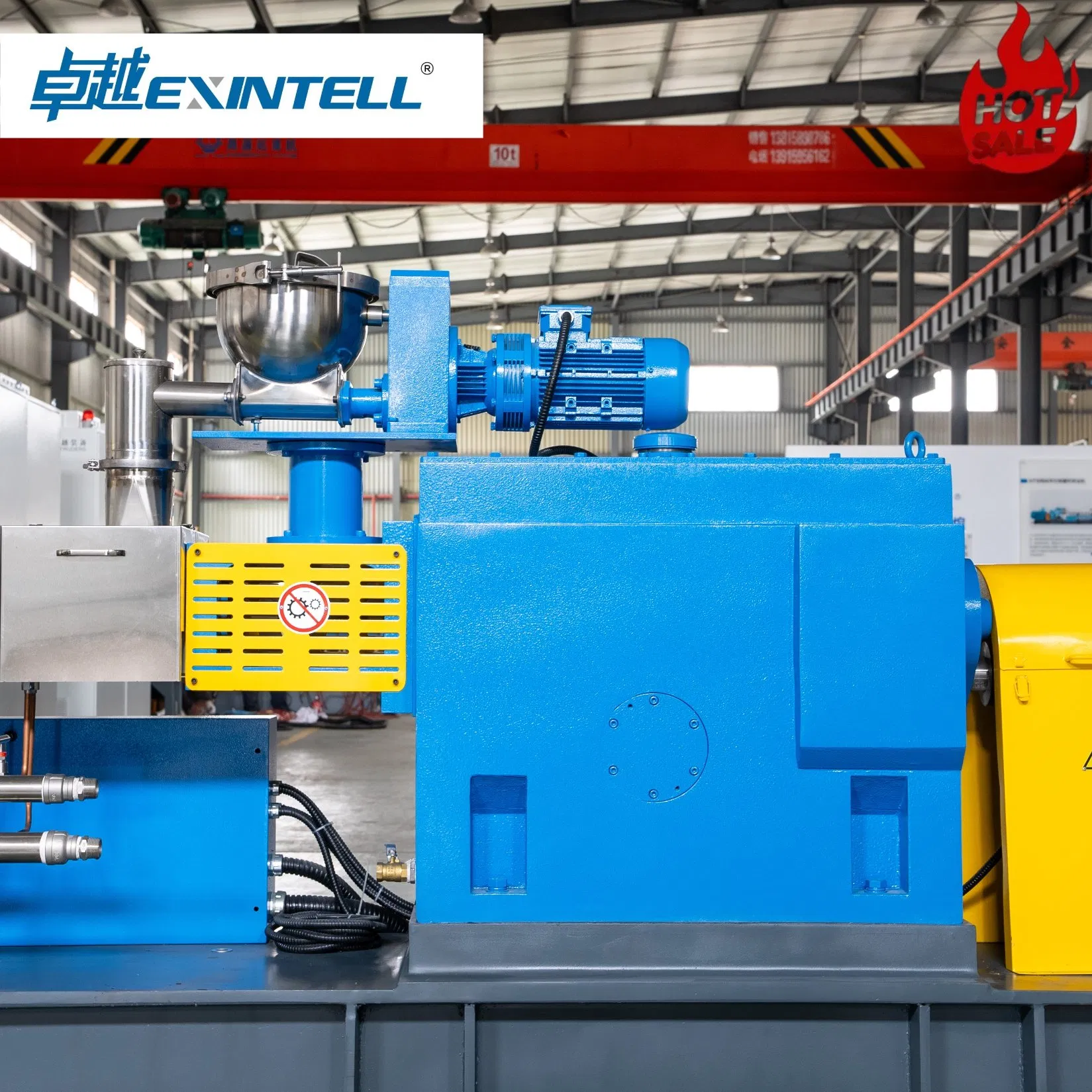 Fabricante de Extrusora de Parafuso Duplo de Nanjing Linha de Extrusão de Granulação de Plástico PLA Apresentando Design de Parafuso Duplo Motor Central