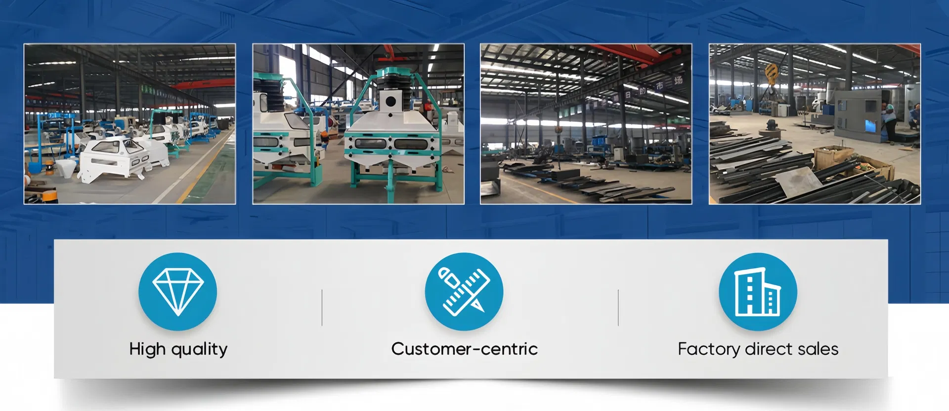 Unidade de Peneirador Completa com Dispositivo de Alimentação Integrado e Múltiplos Bicos de Saída para Manuseio Automatizado de Materiais em Moinho de Farinha