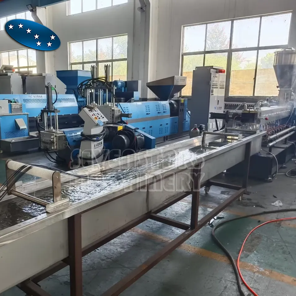 Equipamento de Pelotização de Masterbatch Colorido Industrial Linha de Produção de Granulação de Masterbatch Plástico de Alta Eficiência