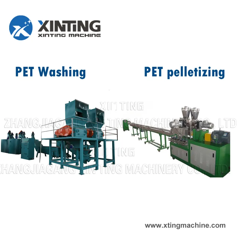 Máquina de Trituração, Lavagem, Squeezing, Destruição, Granulação, Pelotização de Plástico, Reciclagem de Garrafas de PET/HDPE, LDPE/PP/PE, Filmes, Sacos Woven, Flocos, Resíduos