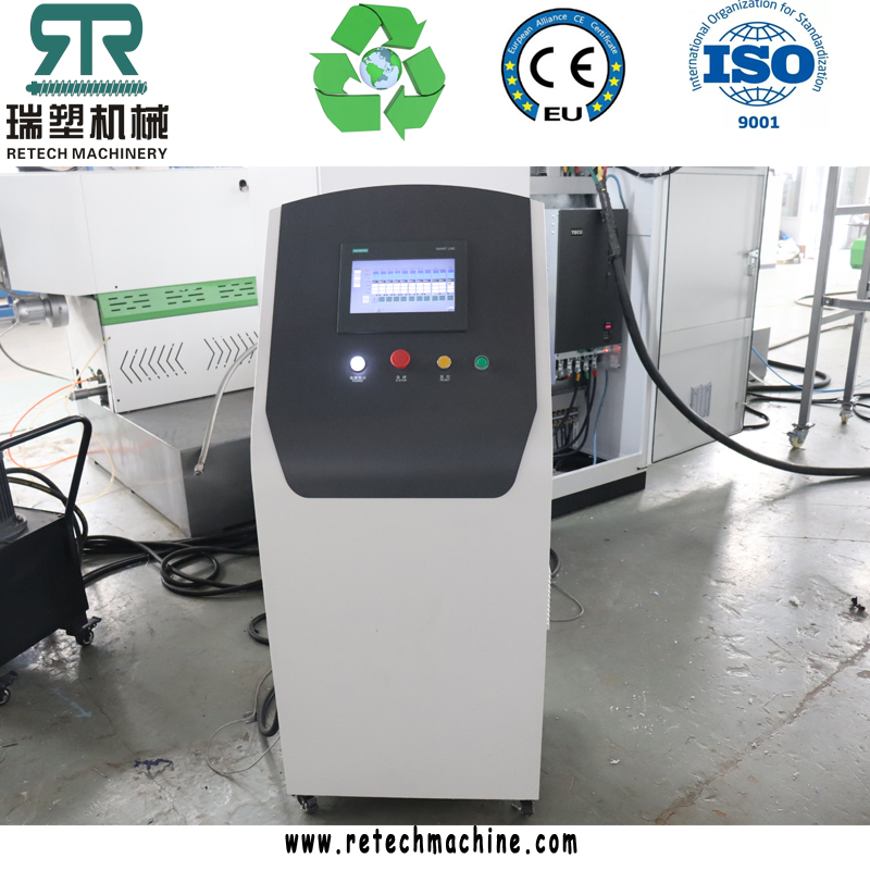 Linha de Reciclagem de Extrusão, Pelotização e Granulação de Filme de PE/PP/LDPE LLDPE HDPE/ABS/PS/EPS/EVA/PA/TPU com Auto Limpeza