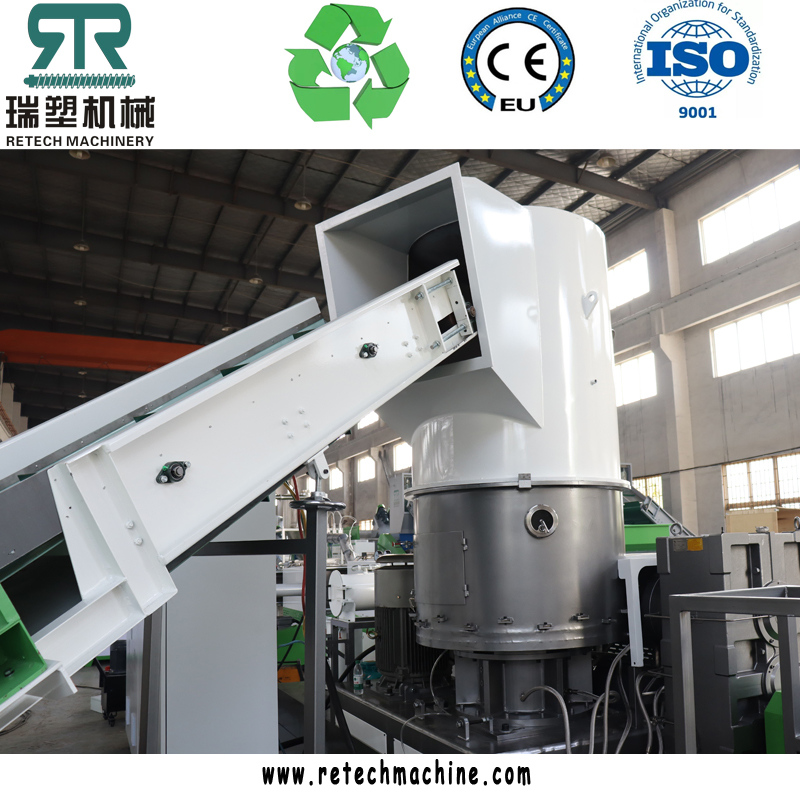 Máquina de Reciclagem de Filme Plástico para Embalagem Agrícola LDPE LLDPE HDPE em Promoção, Linha de Pelletização para Filme PP PE com Extrusora de Desgaseificação