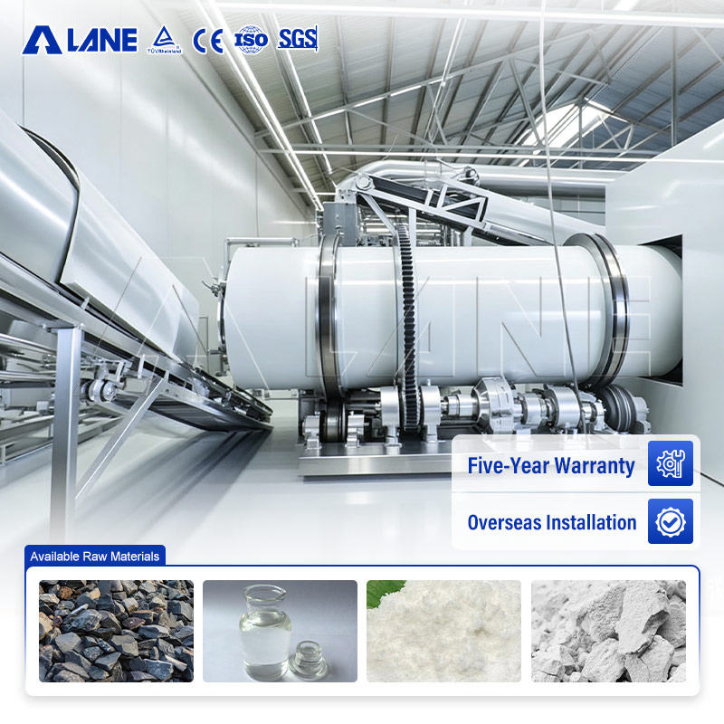 Projeto Turnkey de Fertilizante de Sulfato de Manganês Lane Linha Completa de Processamento de Cristalização Granulação Secagem Embalagem