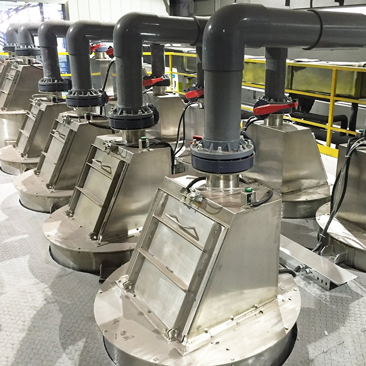 Unidade de Descarregamento Automático Higiénico para Alimentação de Pó e Grânulos