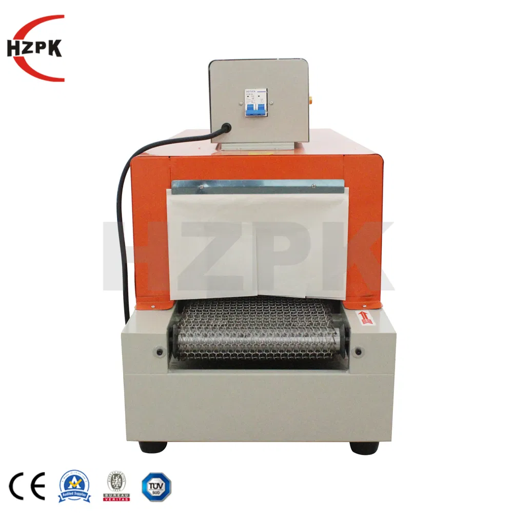 Hzpk BS-260 Envoltório de túnel pequeno filme estirável manga térmica embalagem máquina de embalagem encolhível