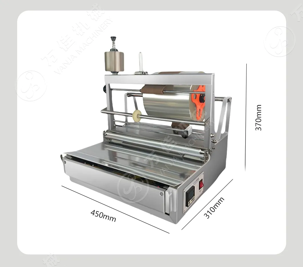 Máquina de Embalagem Térmica de Celofane para Envolvimento de Caixas, Filme BOPP para Embalagem de Cartões Cosméticos