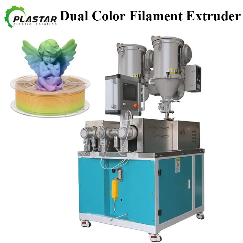 1.75mm/3.00mm Plástico 3D Filamento de Impressora Extrusora de Coextrusão de Parafuso Único