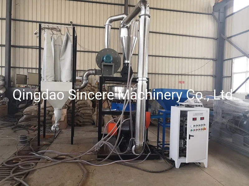 Máquina de reciclagem de resíduos plásticos de tubos, filmes, perfis e chapas de PE/PP/PVC/WPC e linha de granulação de masterbatch de enchimento