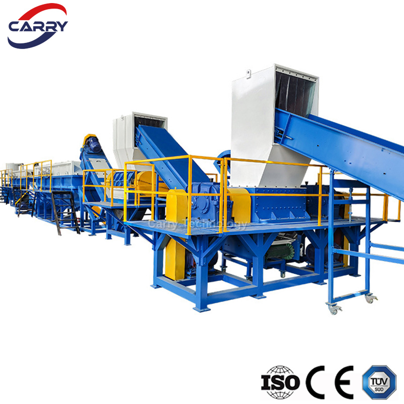 SUS304 Máquina de Reciclagem de Plástico PE LDPE LLDPE Filme Resíduo Pet PP Garrafa de Leite Saco Jumbo Woven HDPE Contêiner Barril Sucata Linha de Produção de Trituração e Lavagem