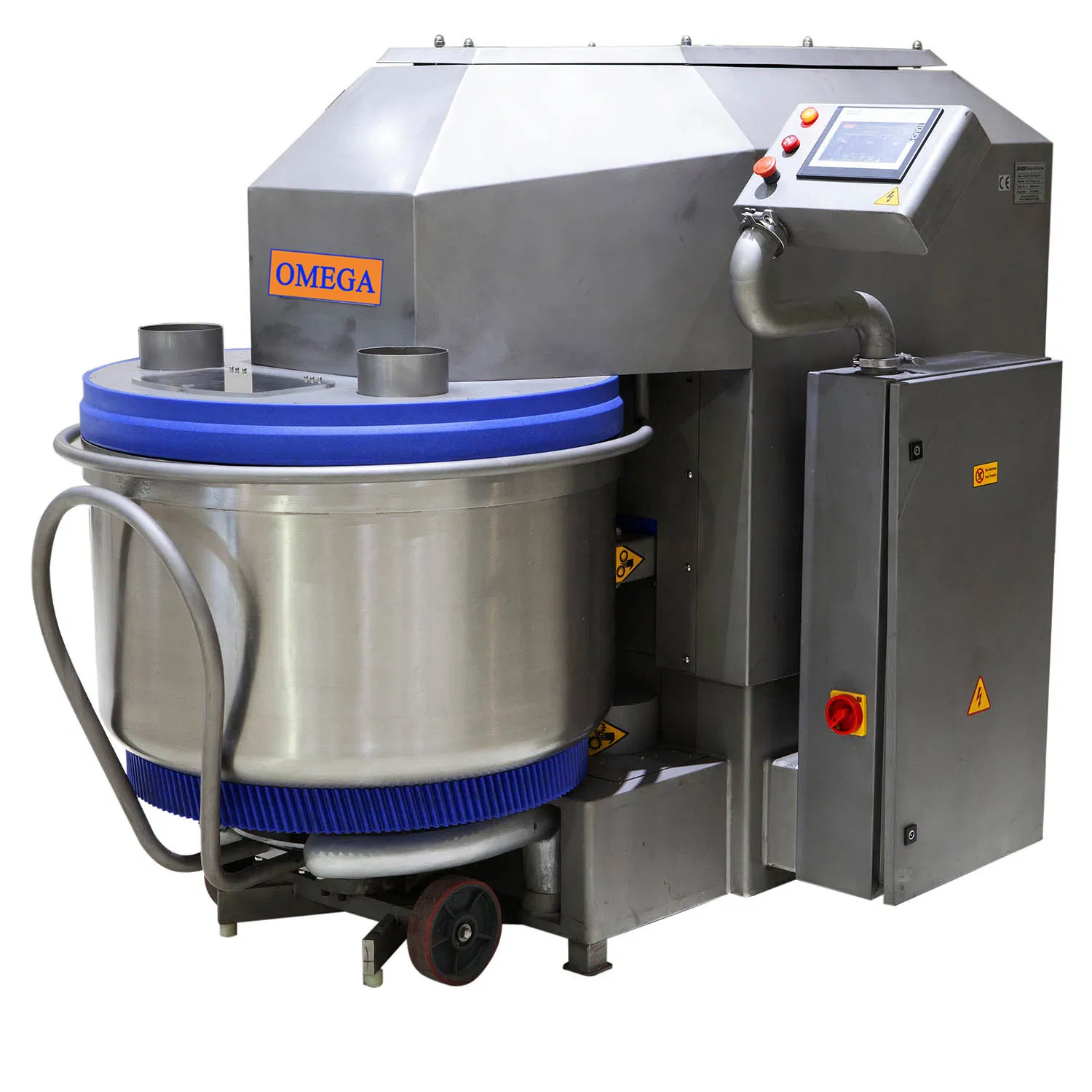 Misturador de massa com tigela removível automática para panificação, equipamento de padaria para pão