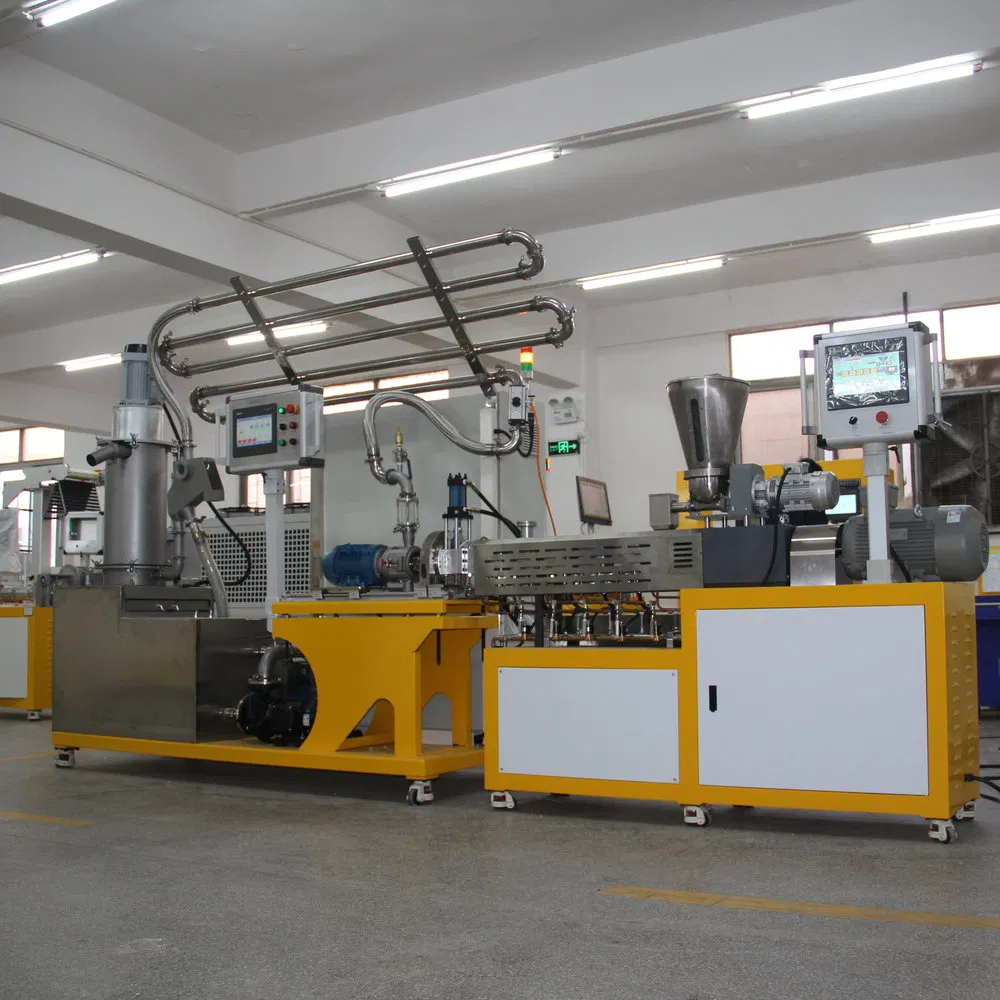 Linha de Pelotização Subaquática com Parafuso Duplo Co-Rotativo para Compostos de Masterbatch com Alto Preenchimento CaCO3