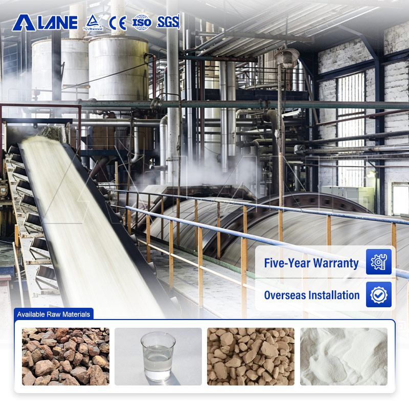 Projeto Turnkey de Fertilizante de Sulfato de Manganês Lane Linha Completa de Processamento de Cristalização Granulação Secagem Embalagem