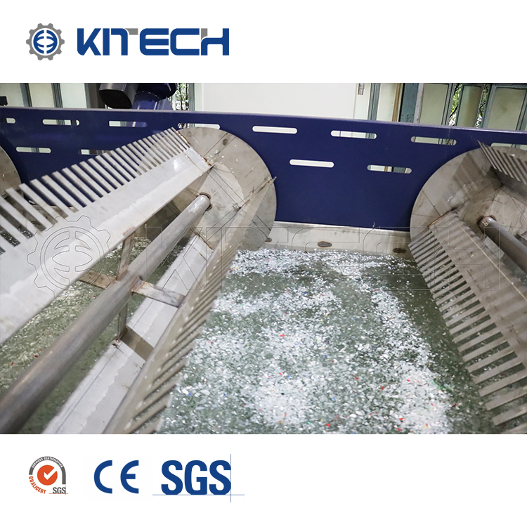 Linha de Máquina de Lavagem e Reciclagem de Garrafas Plásticas Automática da Kitech Machinery