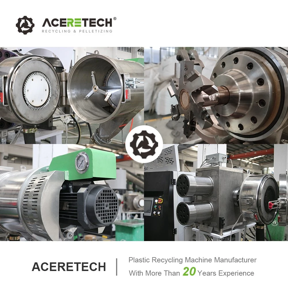 320-2100kg/H Máquina de Granulação de Plástico PP/PE/HDPE LDPE, Máquina de Reciclagem de Plástico, Pet com Certificado FDA