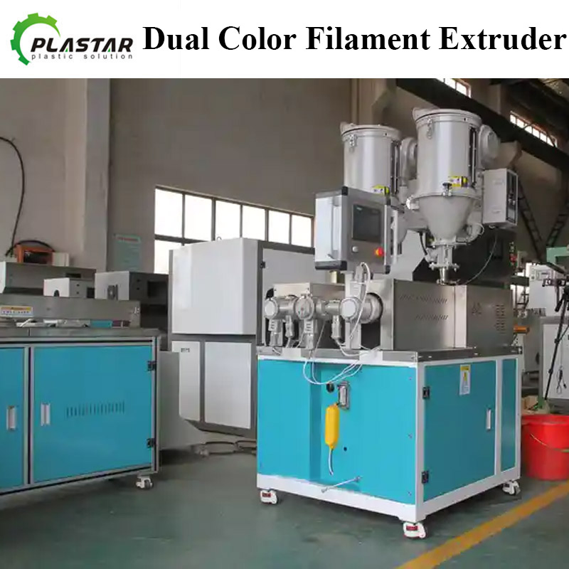 1.75mm/3.00mm Plástico 3D Filamento de Impressora Extrusora de Coextrusão de Parafuso Único