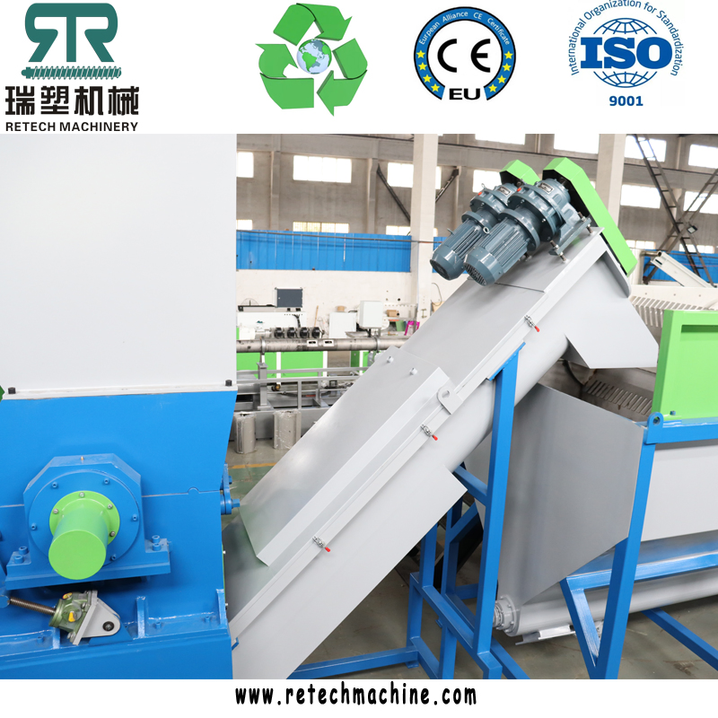 Linha de lavagem de garrafas de plástico/PP/HDPE/LDPE/LLDPE/ABS/PS/PVC/PC/BOPP, filme/saco/drum/palete/tubo/conteiner/caixa/pote/barrel, planta de britagem, máquina de reciclagem