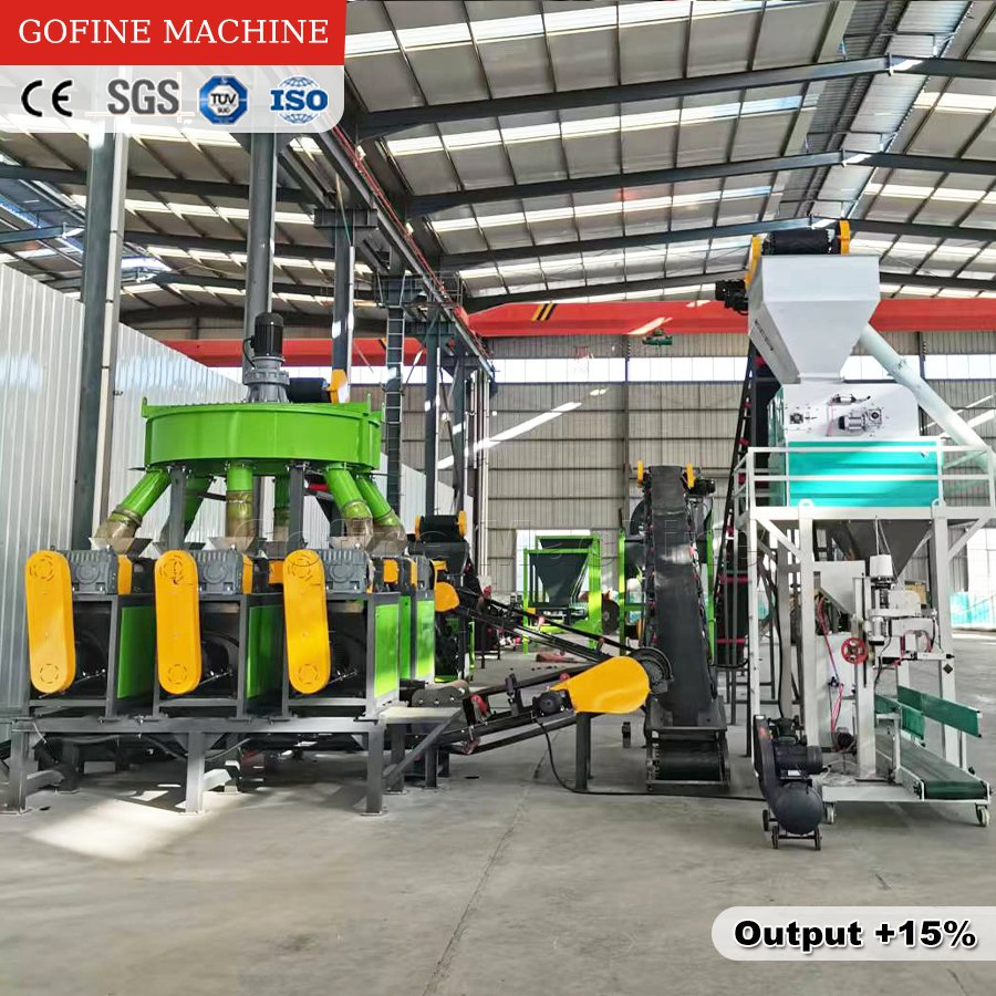 Máquina de Granulação por Extrusão Compacta para Produção de Fertilizantes NPK em Projeto na África