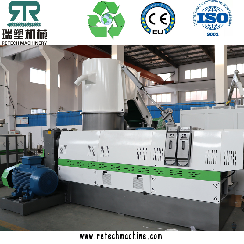 Linha de Processamento de Reciclagem de Limpeza de Filme Plástico No 98/2 LDPE Granulação e Pelotização Linha de Granulação de Filme de Plástico LDPE LLDPE HDPE Saco