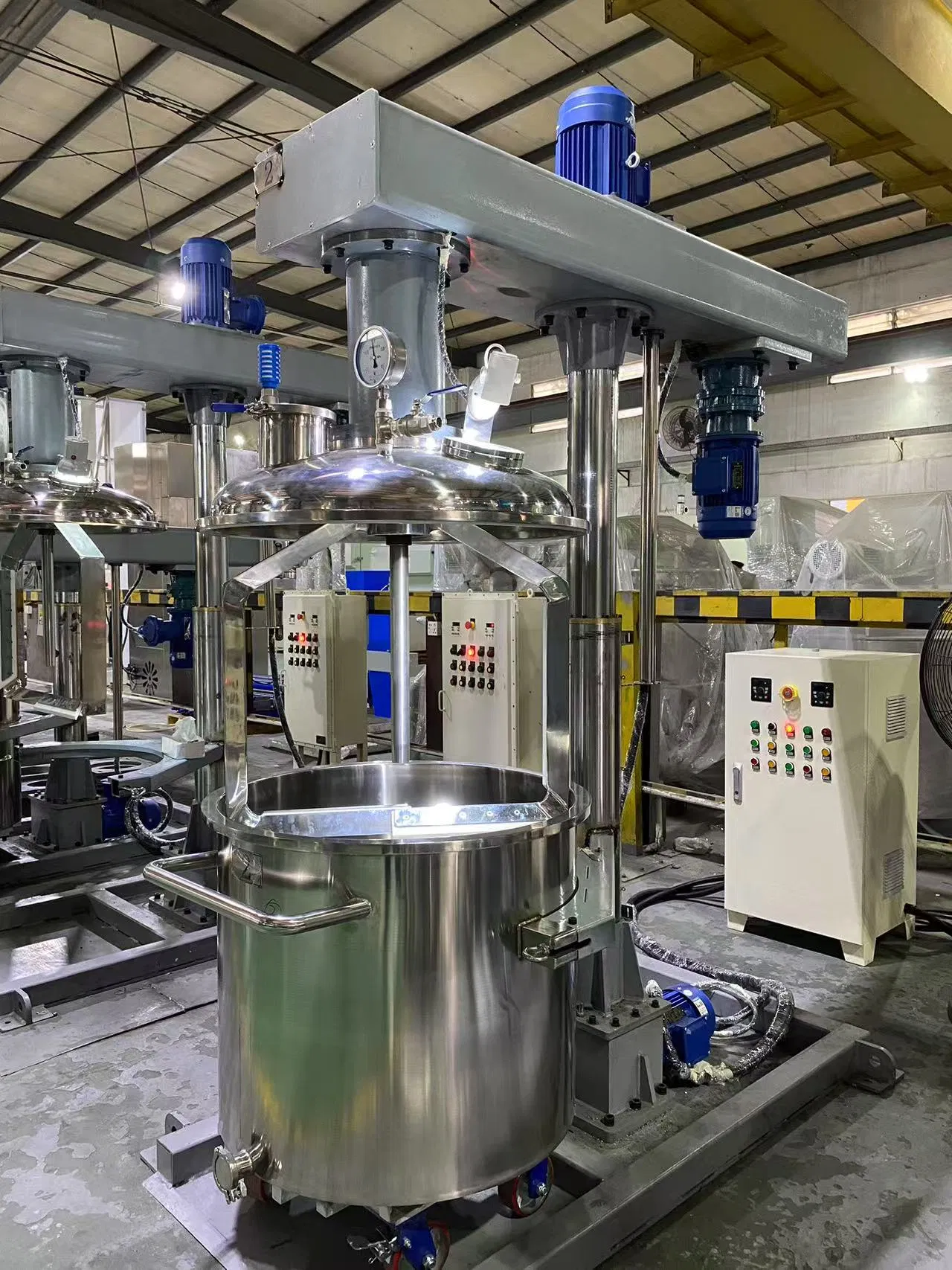 Equipamento Industrial de Mistura de Massa com Design Hidráulico de Levantamento Concêntrico de Eixo Duplo