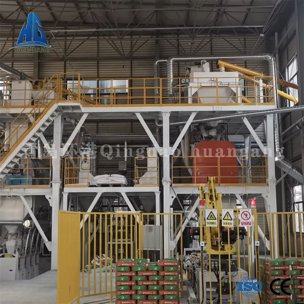 Equipamento Automático de Mistura de Argamassa Seco Industrial 10-120t/H - para Pó de Massa e Materiais de Construção