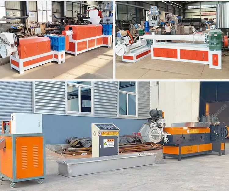 Linha de Produção de Granulação Recycled de Plástico PP e PET com Mini Lavagem e Granulação em Duas Etapas