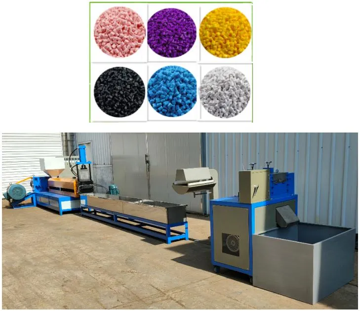 Fabricantes oferecem linha de produção de extrusora de tubo de HDPE e LDPE, granulator de plástico de parafuso único
