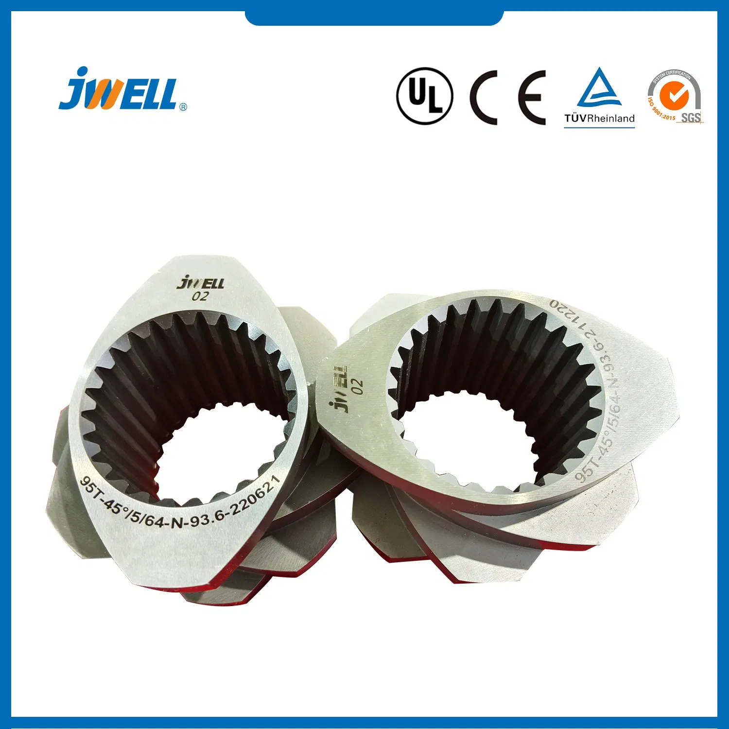 Granulados de Masterbatch Colorido Jwell Máquina Pellets Plásticos Máquina de Pelotização Máquina de Granulação Linha de Produção de Compounding e Granulação