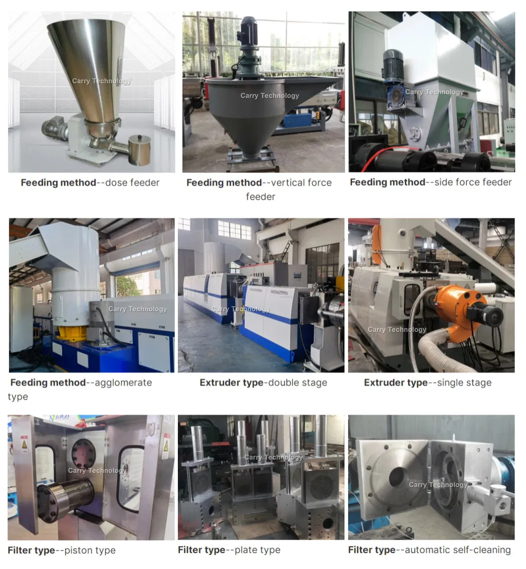 Planta de Fabricação de Pellets de Resíduos PP PE Linha de Produção de Reciclagem de Sucata Plástica HDPE LDPE Granulação de Pellets Máquina Granuladora de Granulados de PVC PC
