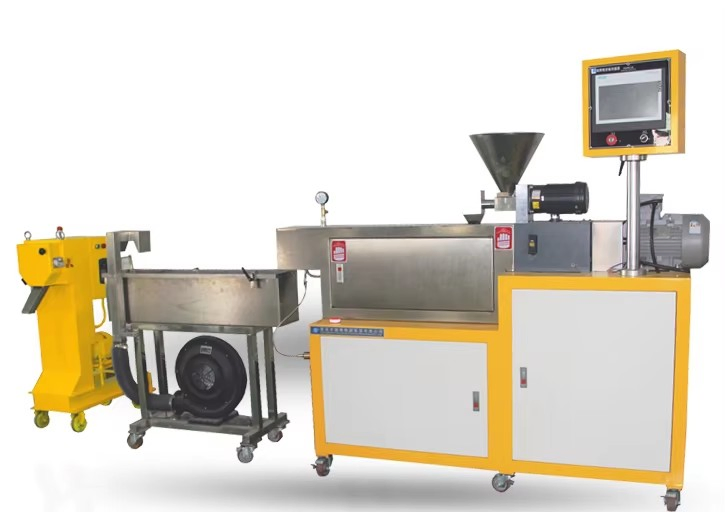 Zs-433 Linha de Granulação por Extrusão de Parafuso Duplo Adequada para Experimentos de Processamento de Mistura de Plástico de Engenharia