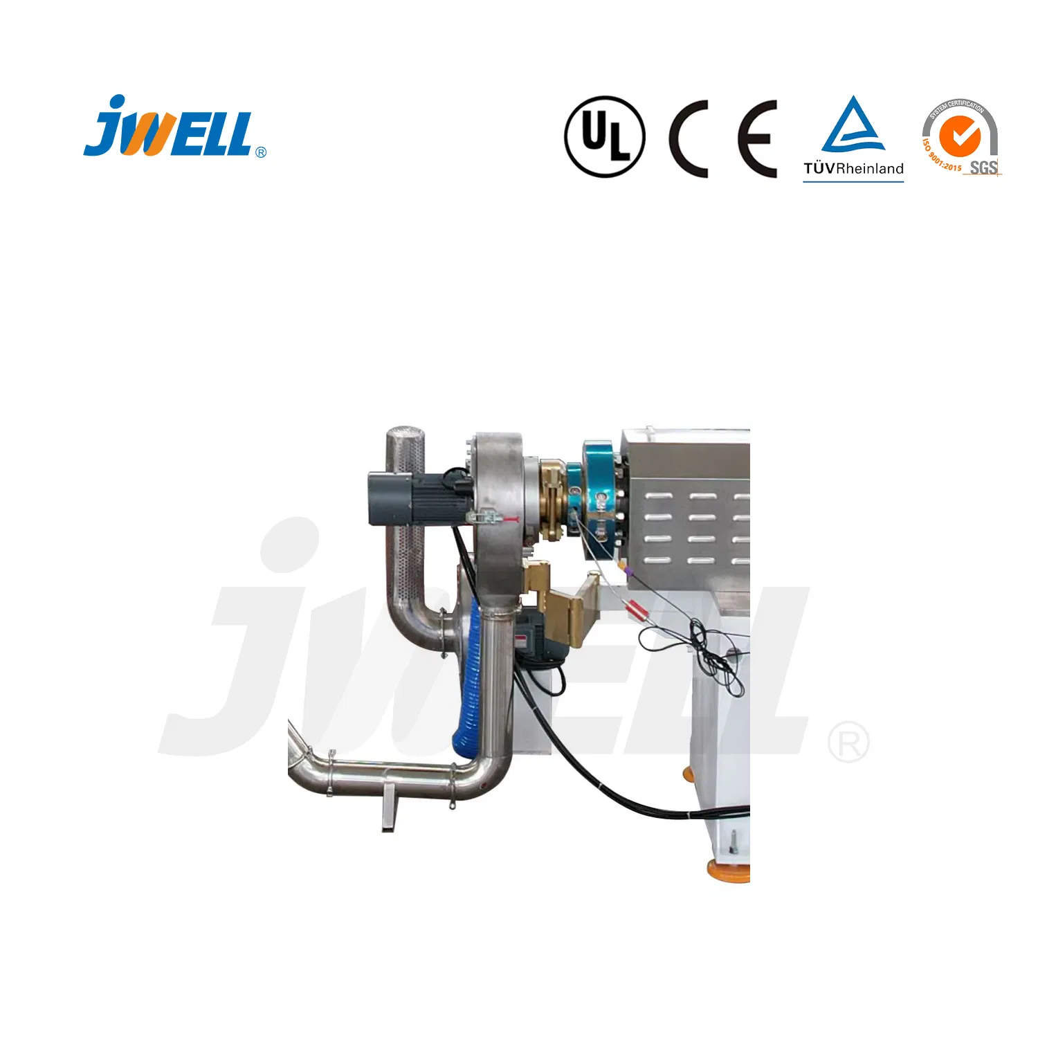 Linha de Extrusão de Compounding e Granulação de PVC Jwell Plastic