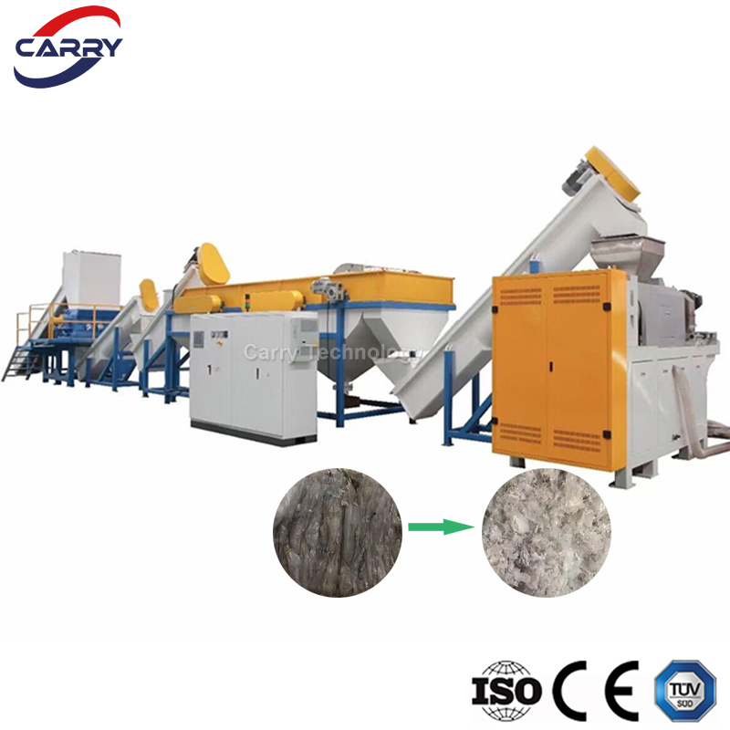 SUS304 Máquina de Reciclagem de Plástico PE LDPE LLDPE Filme Resíduo Pet PP Garrafa de Leite Saco Jumbo Woven HDPE Contêiner Barril Sucata Linha de Produção de Trituração e Lavagem