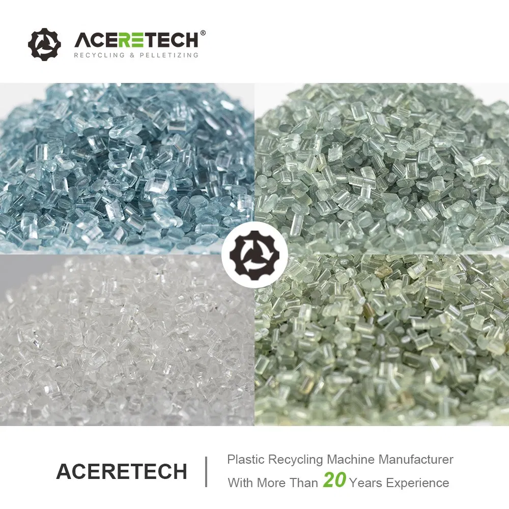 320-2100kg/H Máquina de Granulação de Plástico PP/PE/HDPE LDPE, Máquina de Reciclagem de Plástico, Pet com Certificado FDA