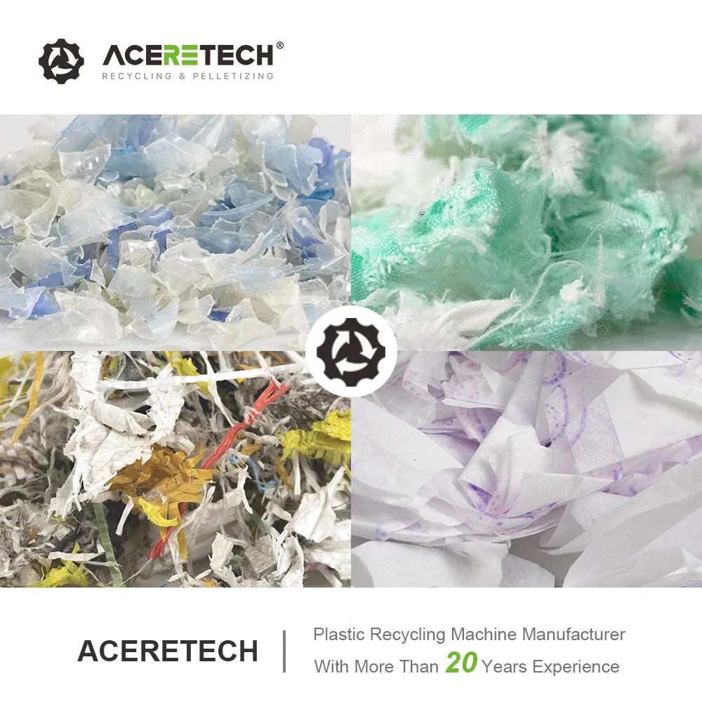 Linha de Extrusão de Granulação de Filme de PVB Plástico da Aceretech International Lab Recycling