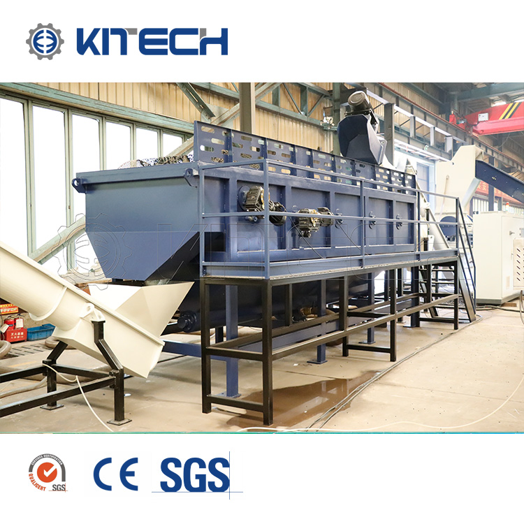 Linha de Máquina de Lavagem e Reciclagem de Garrafas Plásticas Automática da Kitech Machinery