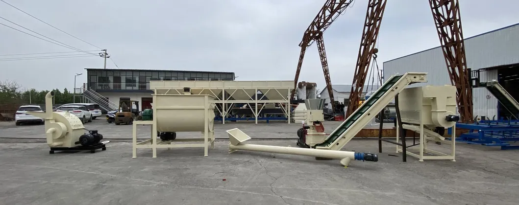 Máquina de Fabricação de Ração para Animais, Aves e Gado, Pequena Linha de Produção de Ração e Pelletizadora de Ração