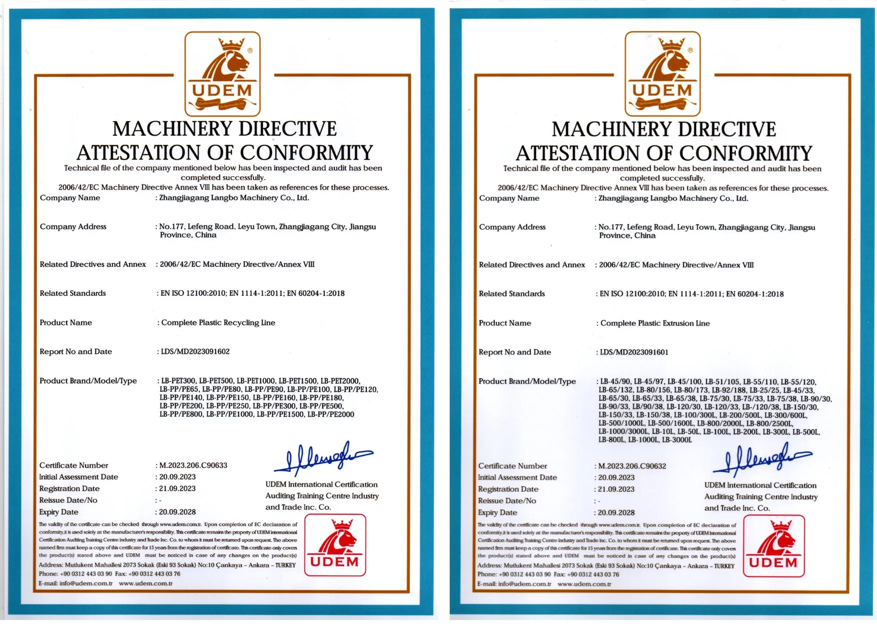 Certificações