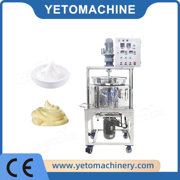 Misturador creme homogeneizador misturador detergente industrial agitador de depósito Aquecimento eléctrico Equipamento de tanques de mistura química