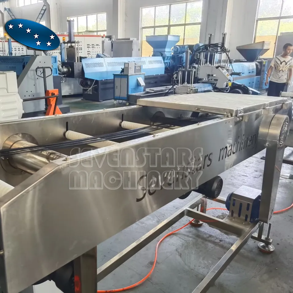 Linha de Produção de Máquina de Granulação de Masterbatch de Cor com Tecnologia de Resfriamento a Água por Estranda