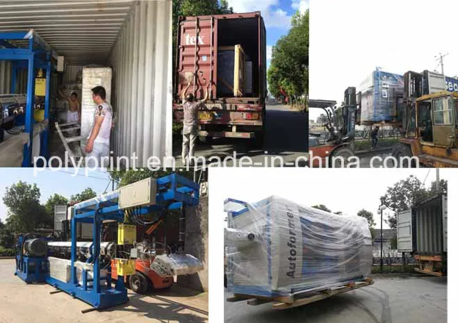 Transporte e Embalagem da Extrusora de Folhas de Plástico